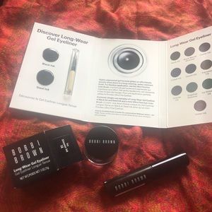 NIB Bobbi Brown Shimmer Gel Eyeliner Lot + Mascara